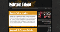 Desktop Screenshot of kolsteintalent.com